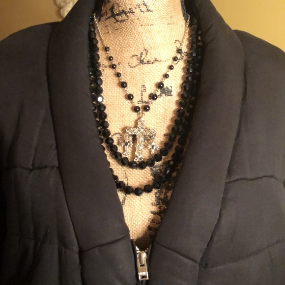 URBAN OUTFITTERS Quilted Zip Up Puffer Jacket Coat - Picture 5 of 10